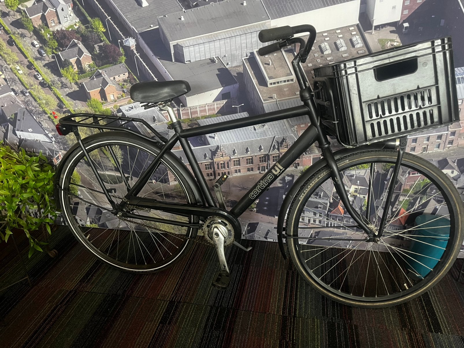 Coritna U1 28” 52 cm  herenfiets stadsfiets, Minder dan 10 versnellingen, 49 tot 53 cm, Zo goed als nieuw, Ophalen