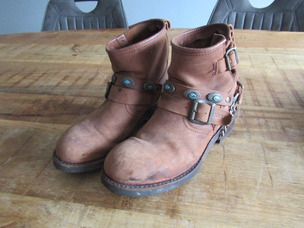 Sendra korte cowboylaarzen boots bruin maat 38, Sendra, Bruin, Lage of Enkellaarzen, Ophalen of Verzenden