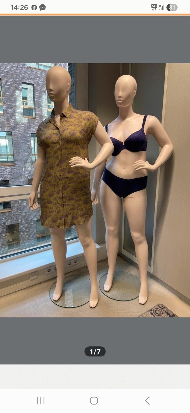 Plus Size Etalagepoppen Hans Boodt - Zeer Goede Staat, Ophalen of Verzenden, Paspop