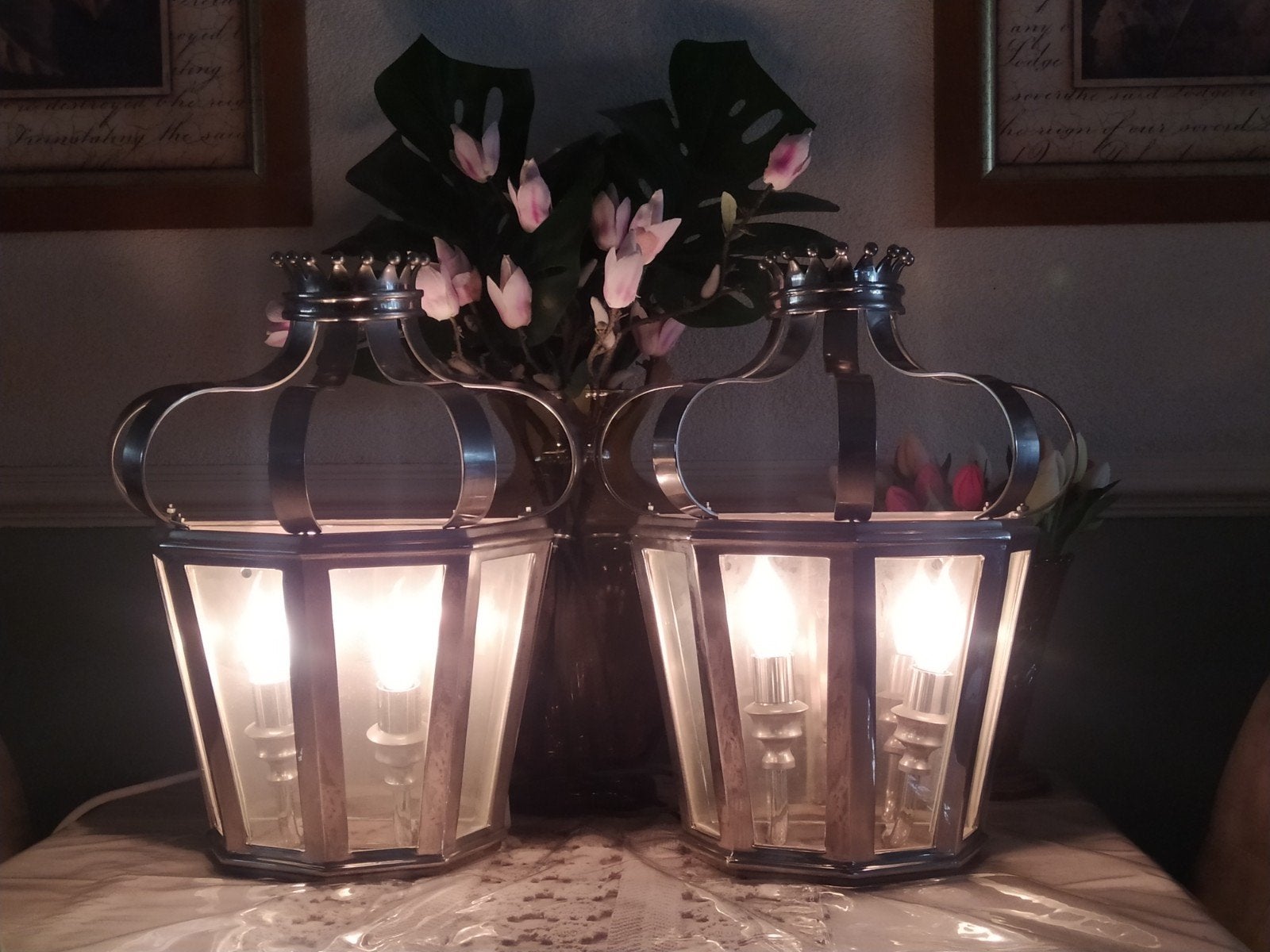 Design grote zware wandverlichting kroon (2), Ophalen of Verzenden