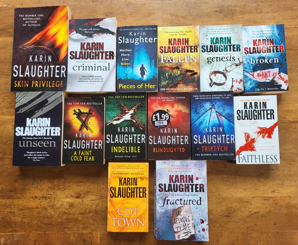 Karin Slaughter, 14 Engelstalige boeken, Ophalen of Verzenden, Gelezen, Karin Slaughter, Europa overig