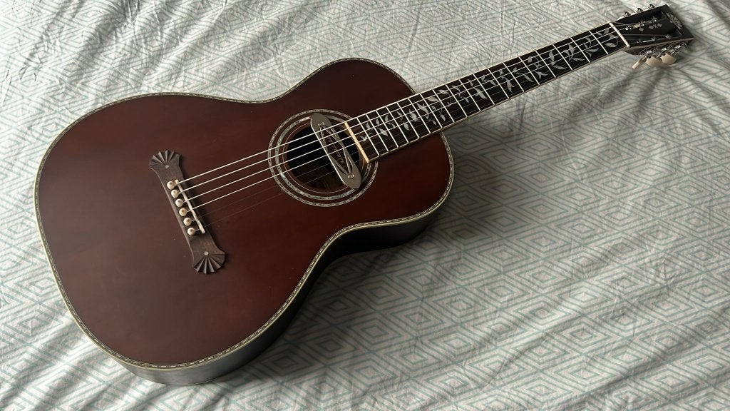 Washburn R320 SWRK parlor guitar, Verzenden, Gebruikt, Western- of Steelstringgitaar, Met koffer