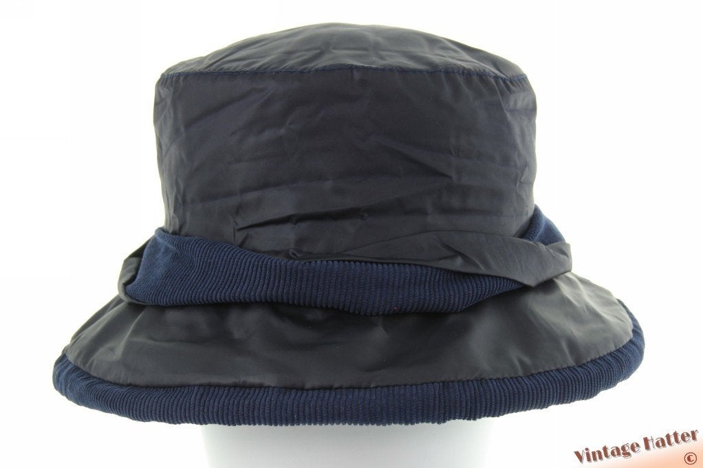 Dames herfst buckethat Hawkins donker blauw 55-58 nieuw, Hoed, Hawkins, Nieuw, One size fits all