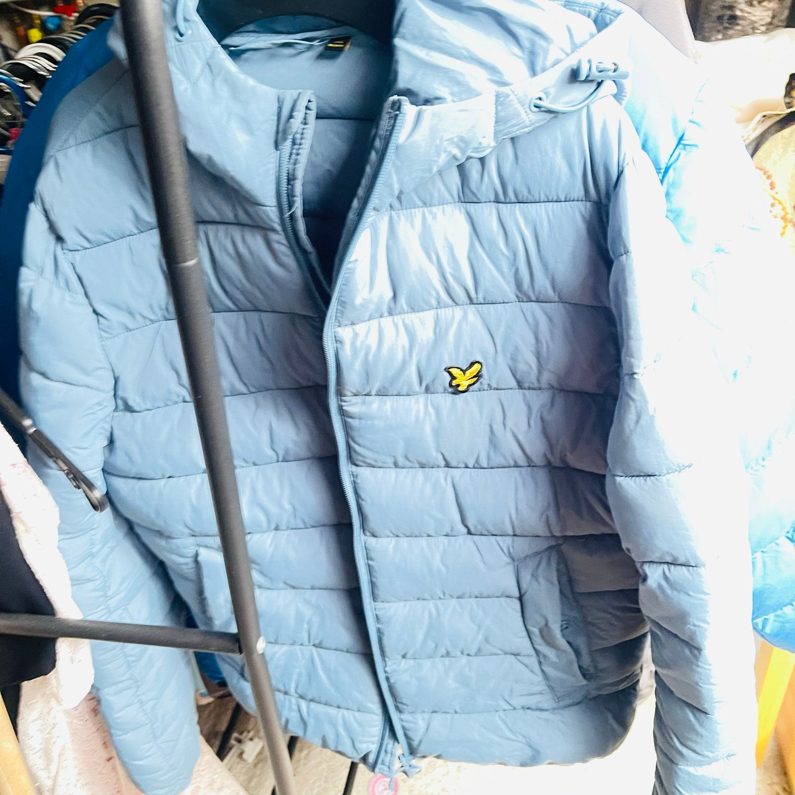Lyle & Scott Pufferjack - Maat xs, Kleding | Heren, Ophalen of Verzenden, Zo goed als nieuw, Maat 46 (S) of kleiner, Blauw