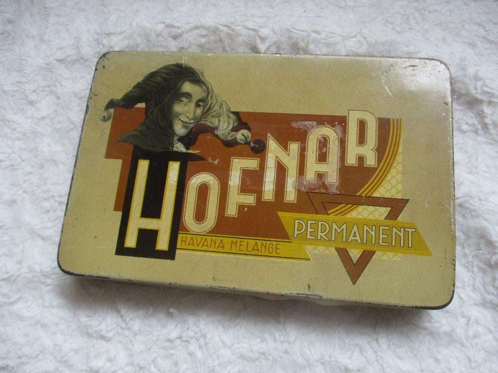 Oud sigarenblik Hofnar, Ophalen of Verzenden, Gebruikt, Overige, Overige merken