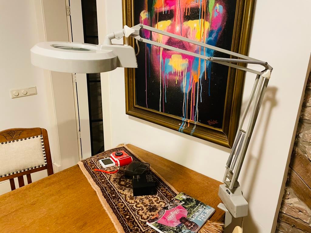Loeplamp design, Ophalen, Zo goed als nieuw, Minder dan 50 cm