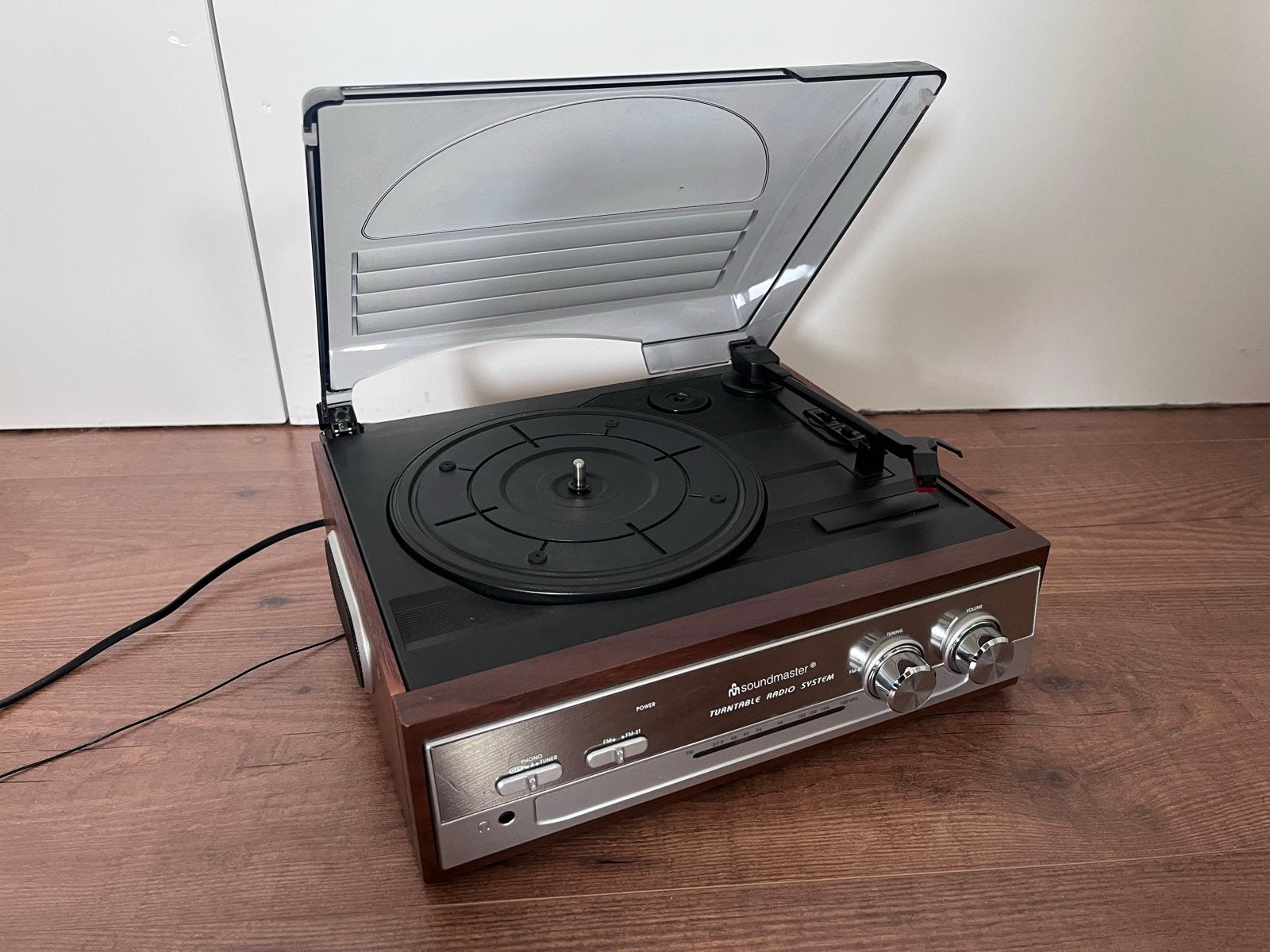 Soundmaster Platenspeler Radio Systeem - Zo goed als nieuw, Ophalen, Zo goed als nieuw, Platenspeler, Overige merken
