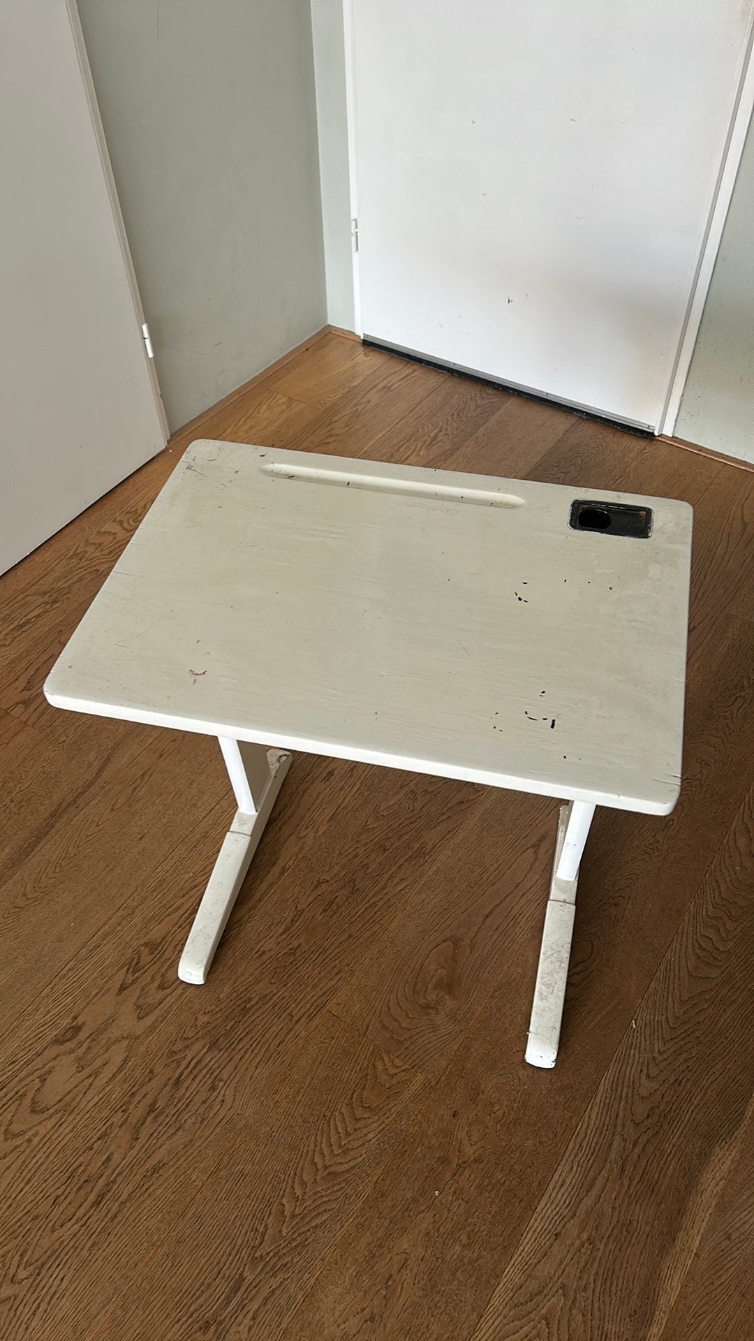 Schoolbankje, Ophalen, Gebruikt, Tafel(s)