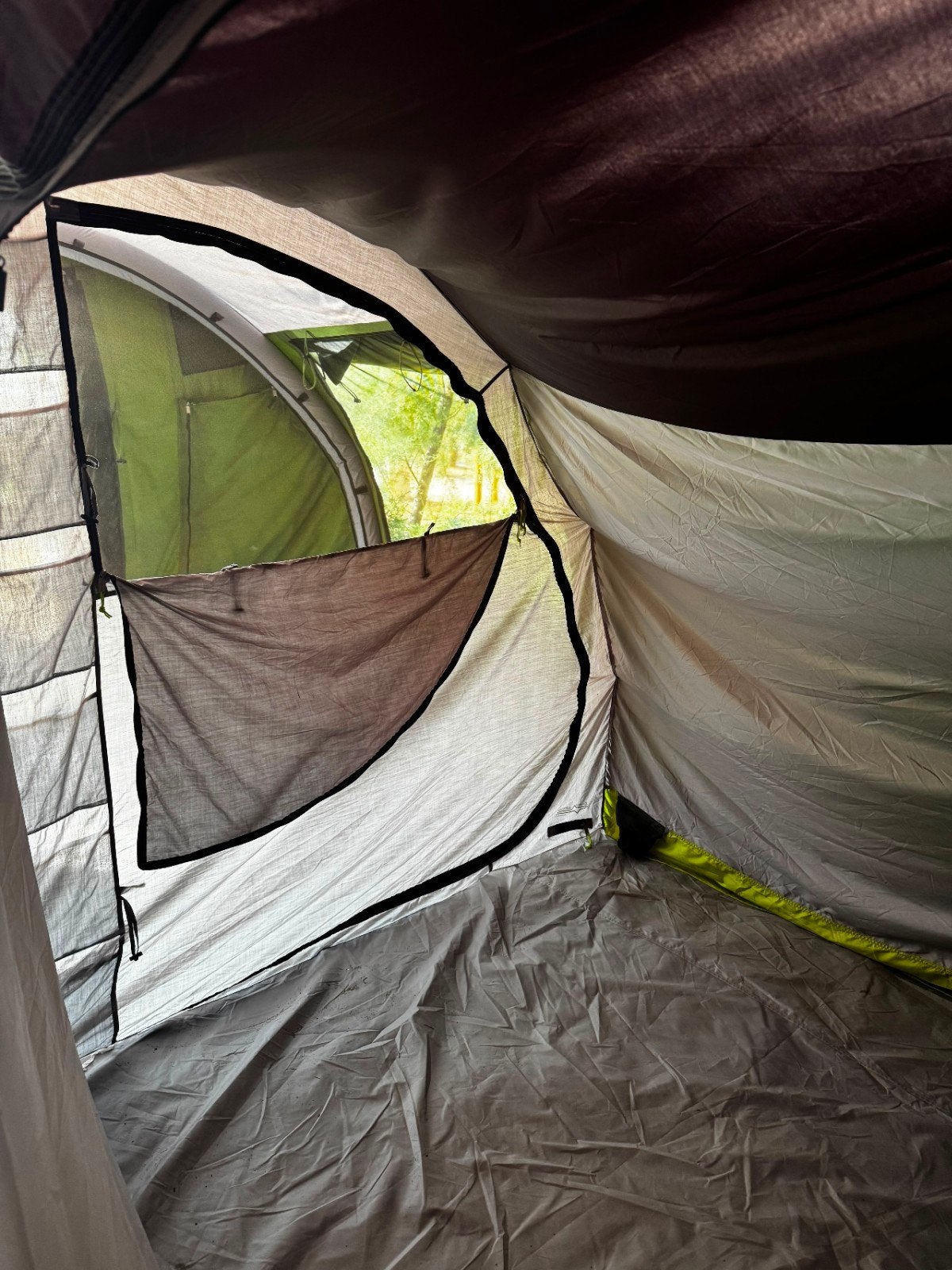 Groene Oudwell tent 4 personen, Caravans en Kamperen, Tenten, Ophalen