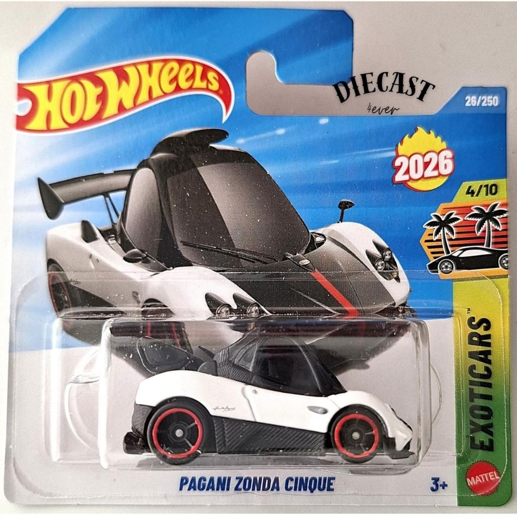Hot Wheels Pagani Zonda Cinque, tooned, Ophalen, Nieuw, Auto