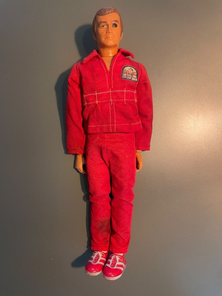Vintage Six Million Dollar Man actiefiguur, Ophalen, Gebruikt