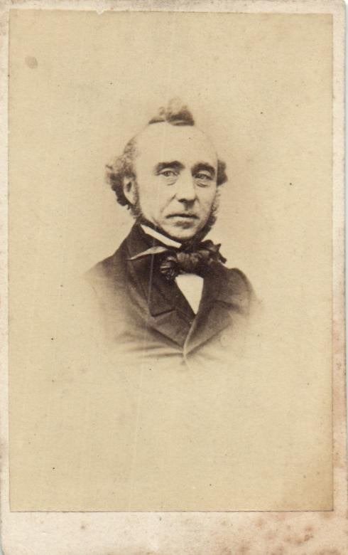 CDV - Benjamin Disraeli - 2 x maal premier VK - I.F. Hulk, Gebruikt, Verzenden, Foto, Voor 1940