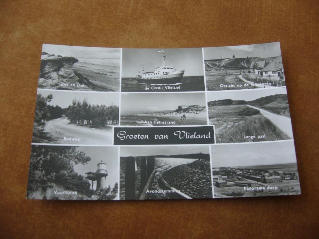 VLIELAND  =  9 LUIK, Ophalen of Verzenden, 1960 tot 1980, Gelopen, Waddeneilanden