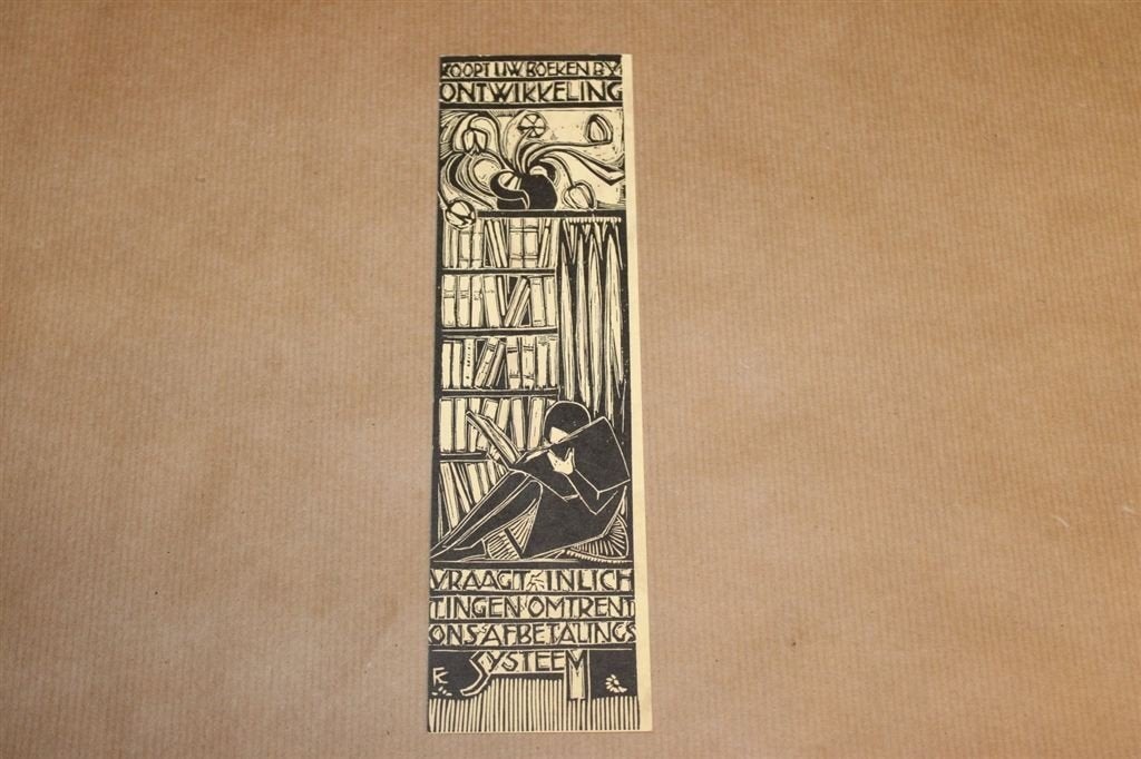 Boekenlegger - Ontwikkeling / AJC - 1918, Verzamelen, Ophalen of Verzenden, Zo goed als nieuw
