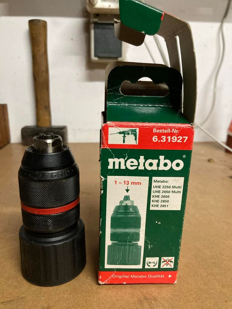 Metabo Snelspan Boorkop 1-13mm voor Klopboormachine (NOS), Doe-het-zelf en Verbouw, Gereedschap | Boormachines, Ophalen of Verzenden
