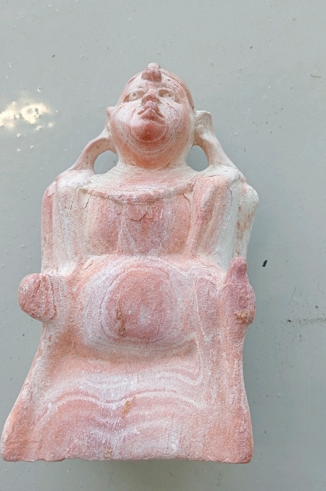 Twee terracotta beelden, Ophalen of Verzenden