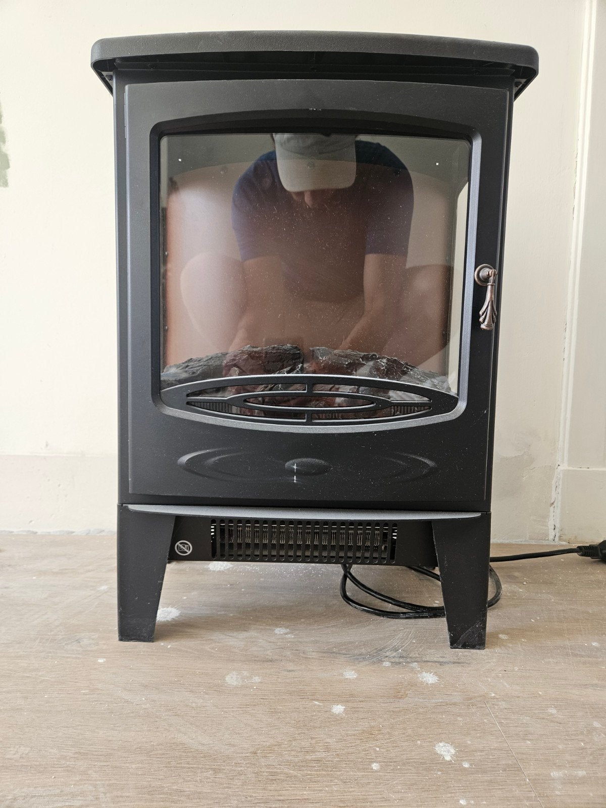 Livin'flame Chester Elektrische Haard - Zo goed als nieuw, Ophalen of Verzenden, Zo goed als nieuw, Vrijstaande haard, Elektrische haard