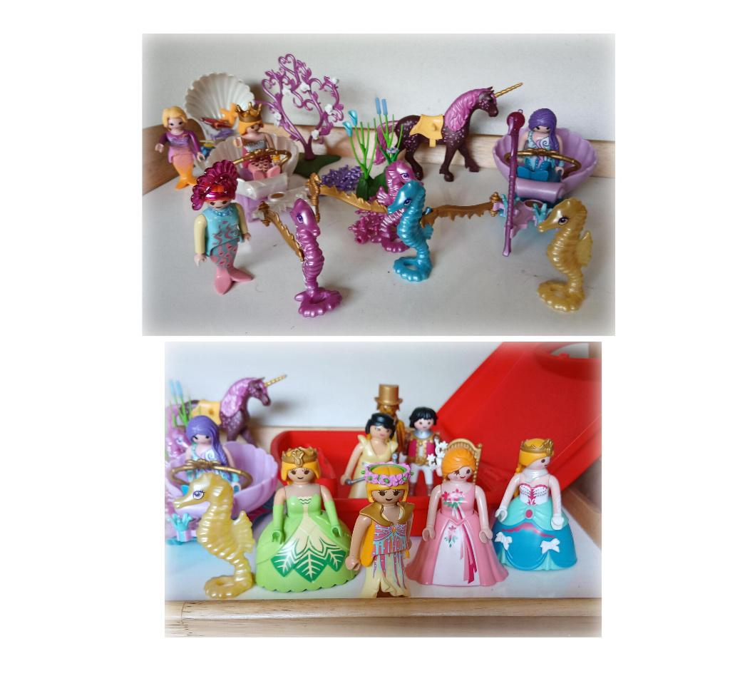 Playmobil Diverse figuren Zeemeerminnen en Prinsessen., Kinderen en Baby's, Speelgoed | Playmobil, Ophalen of Verzenden, Zo goed als nieuw