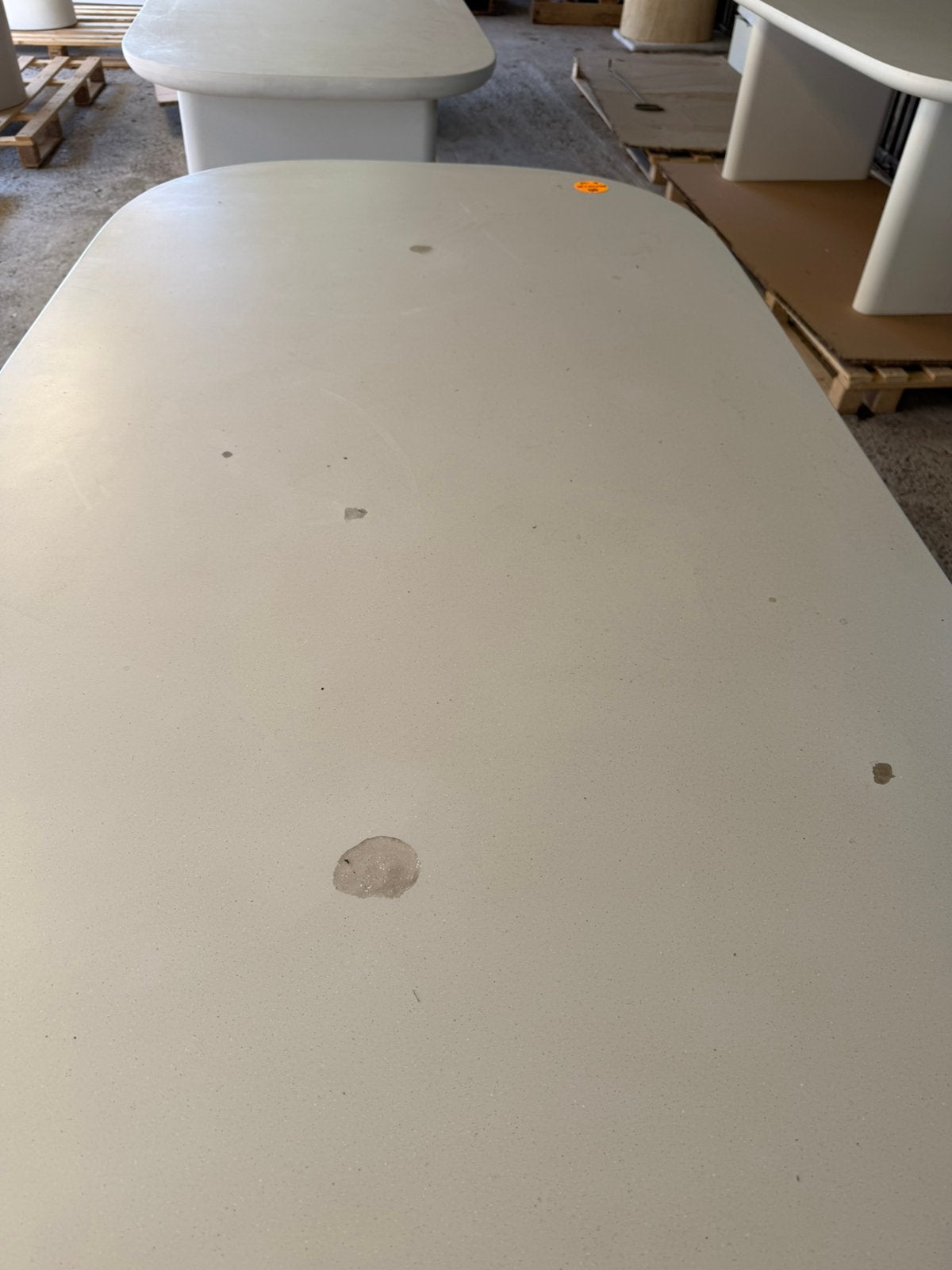 Tuintafel Deens ovaal beige eco composiet 200 cm B keus, Tuin en Terras, Tuintafels, Ophalen, Nieuw, Ovaal, Overige materialen