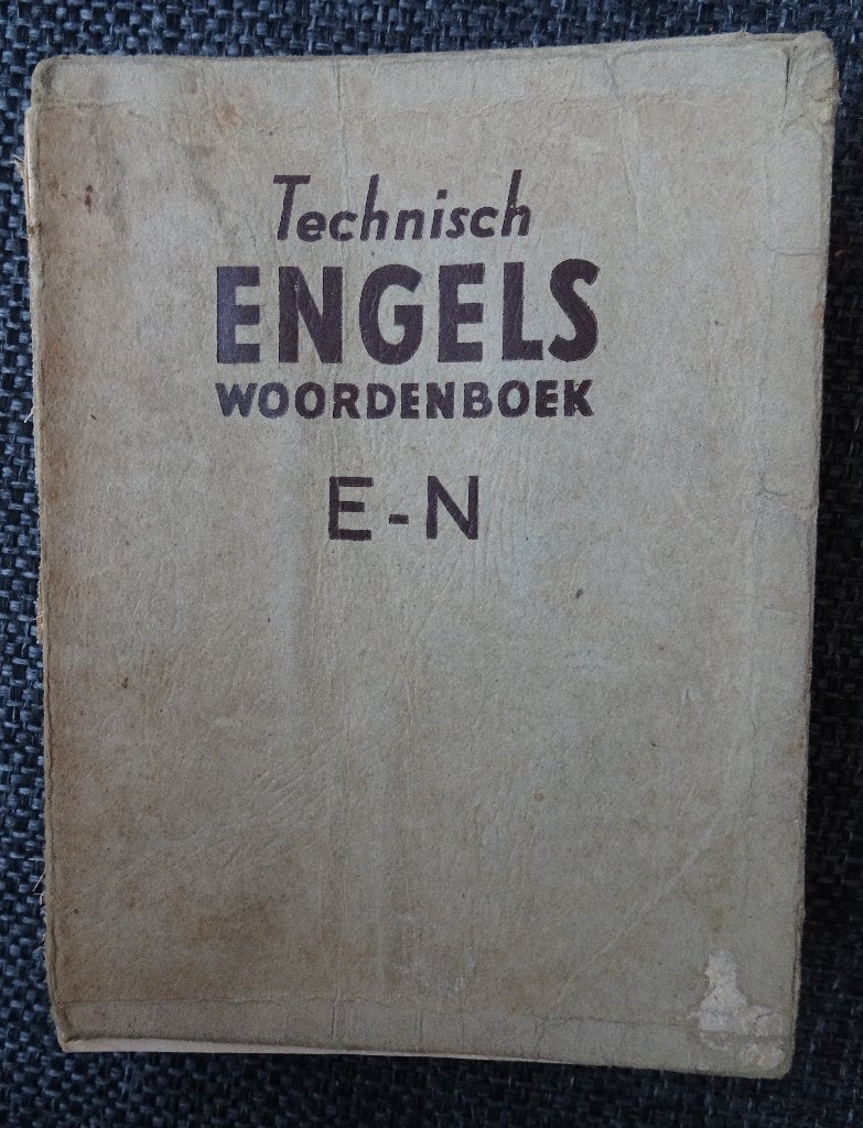 Boek Technisch Engels woordenboek E-NL * 1951, Boeken, Overige uitgevers, Engels, Ophalen, Gelezen