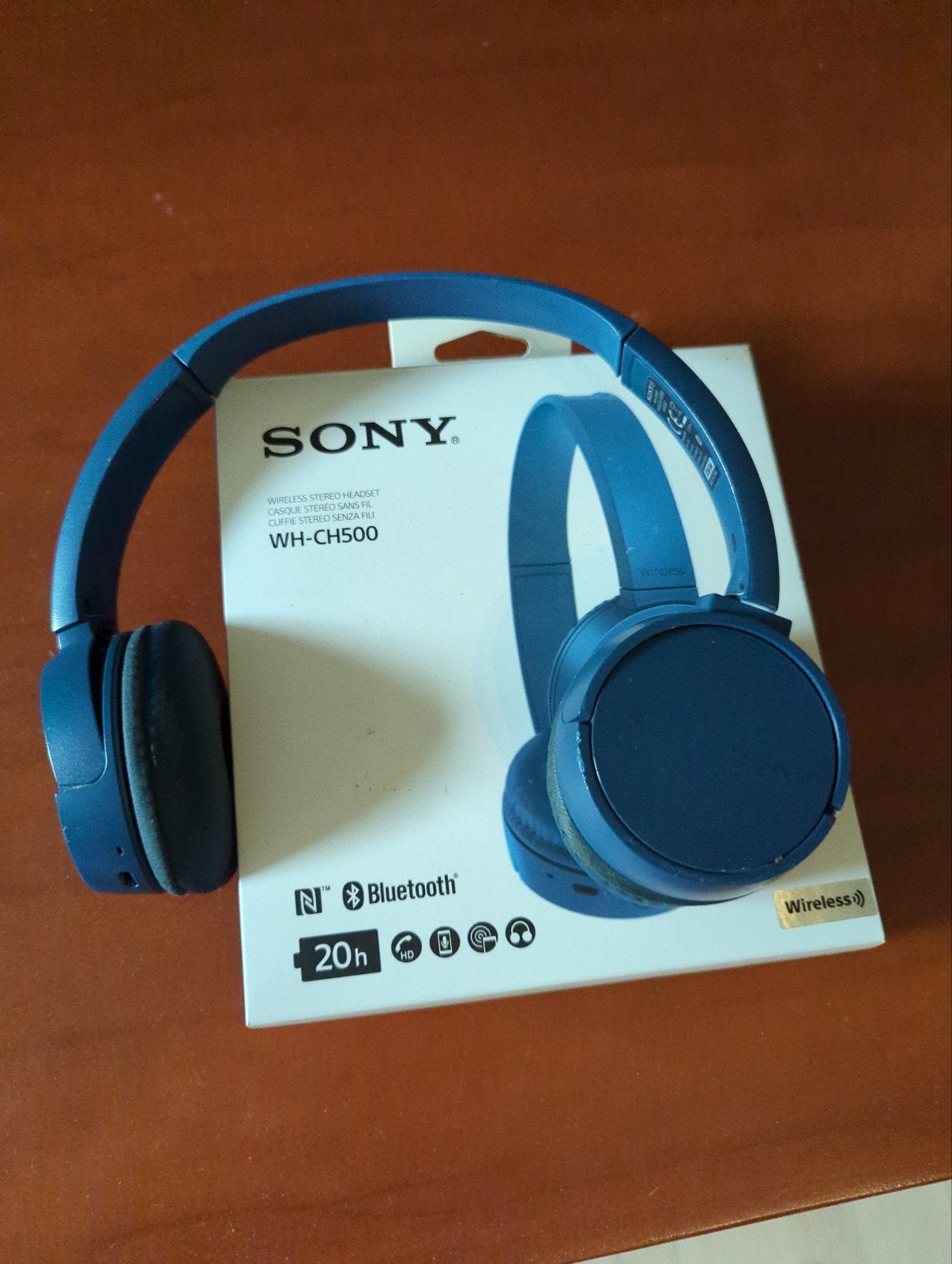 bluethooth sony headset, Ophalen, Gebruikt, On-ear, Draadloos