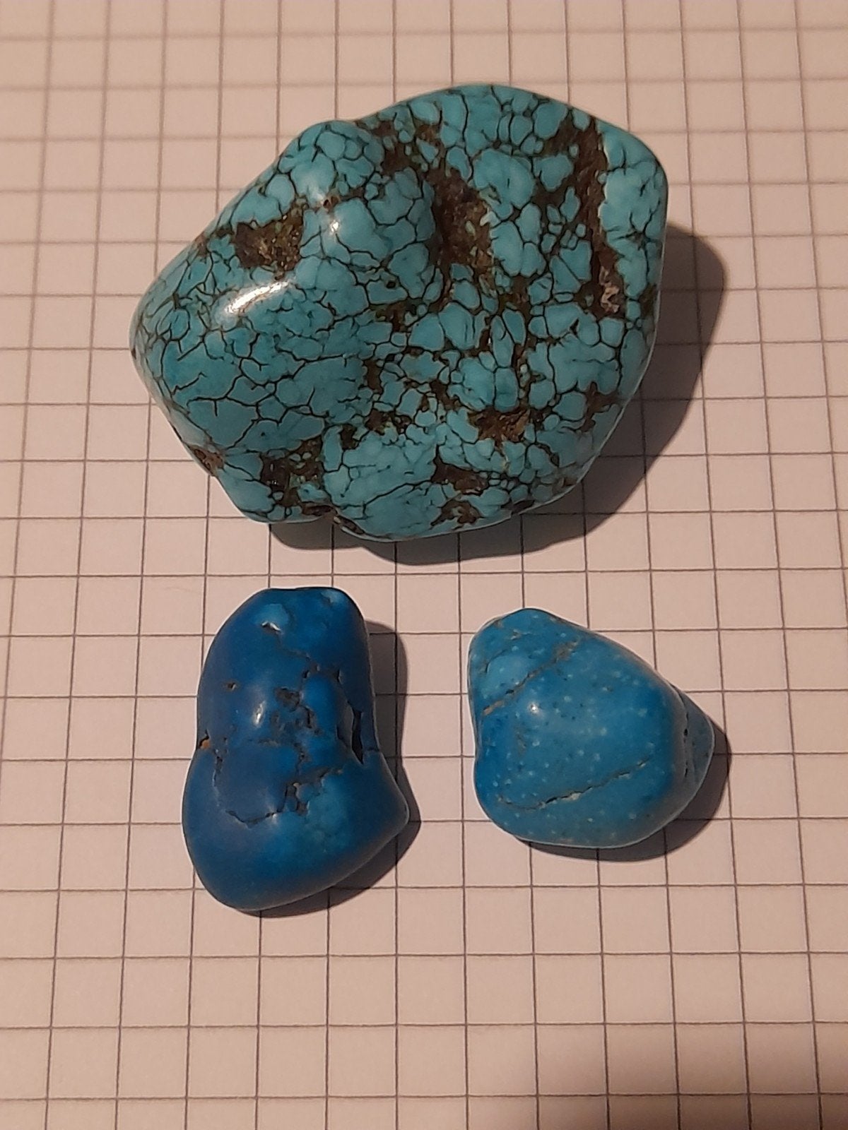 Origineel Turkoois uit Kingman Arizona - Groot en Klein, Ophalen of Verzenden, Zo goed als nieuw