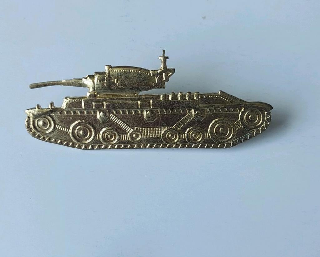 Pantser tank embleem, Verzamelen, Militaria | Algemeen, Ophalen of Verzenden, Landmacht, Overige gebieden, Embleem of Badge