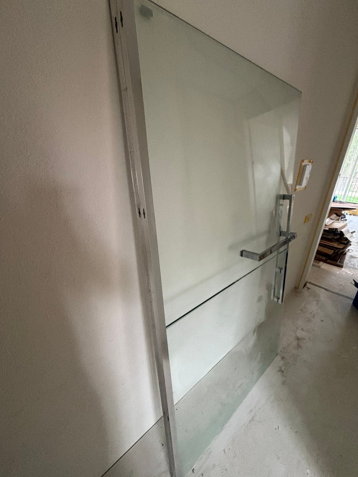 Glaswand 120 * 200 cm Gratis ophalen Dordrecht, Ophalen, Gebruikt