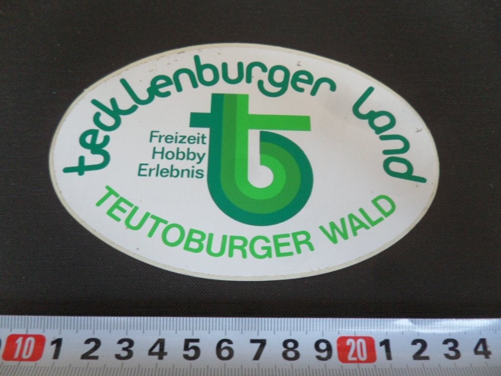 sticker duitsland tecklenburger land teutoburger wald *, Ophalen, Zo goed als nieuw