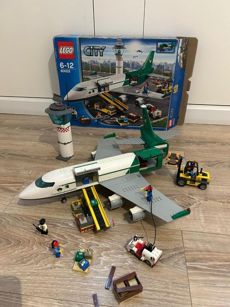 Lego vrachtvliegtuig 60022, City, Lego, Ophalen of Verzenden, Zo goed als nieuw