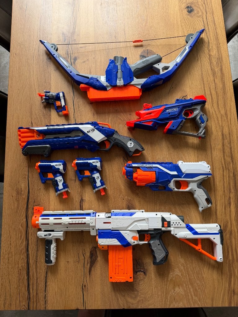 NERF waterpistolen verzameling, Kinderen en Baby's, Speelgoed | Buiten | Actiespeelgoed, Ophalen, Gebruikt