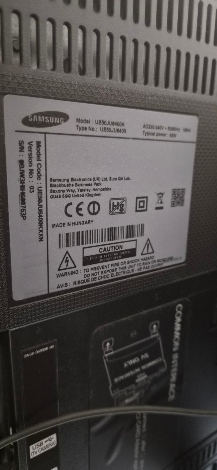 Foto 4 van Samsung UE50JU6400K 50 inch 4K Smart TV