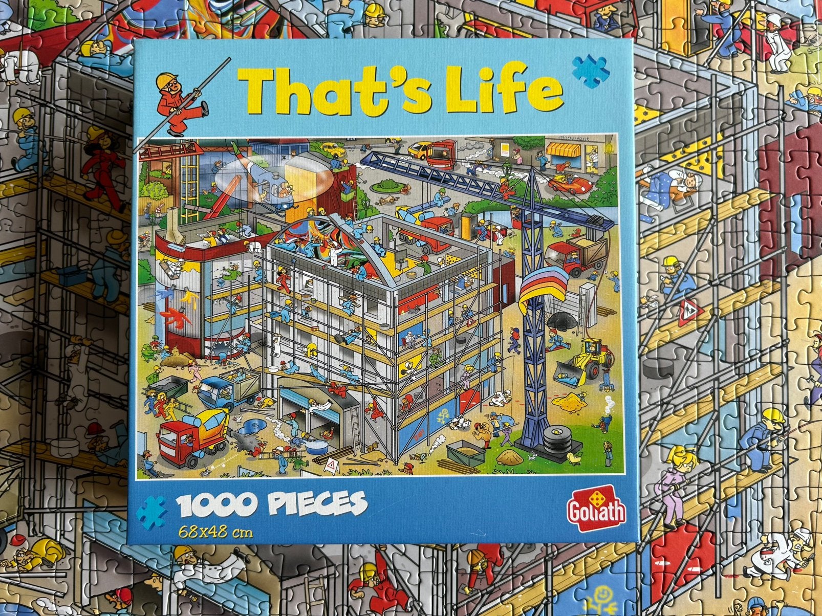 Puzzel van Goliath; 1000 stukjes, Ophalen of Verzenden, 500 t/m 1500 stukjes, Zo goed als nieuw