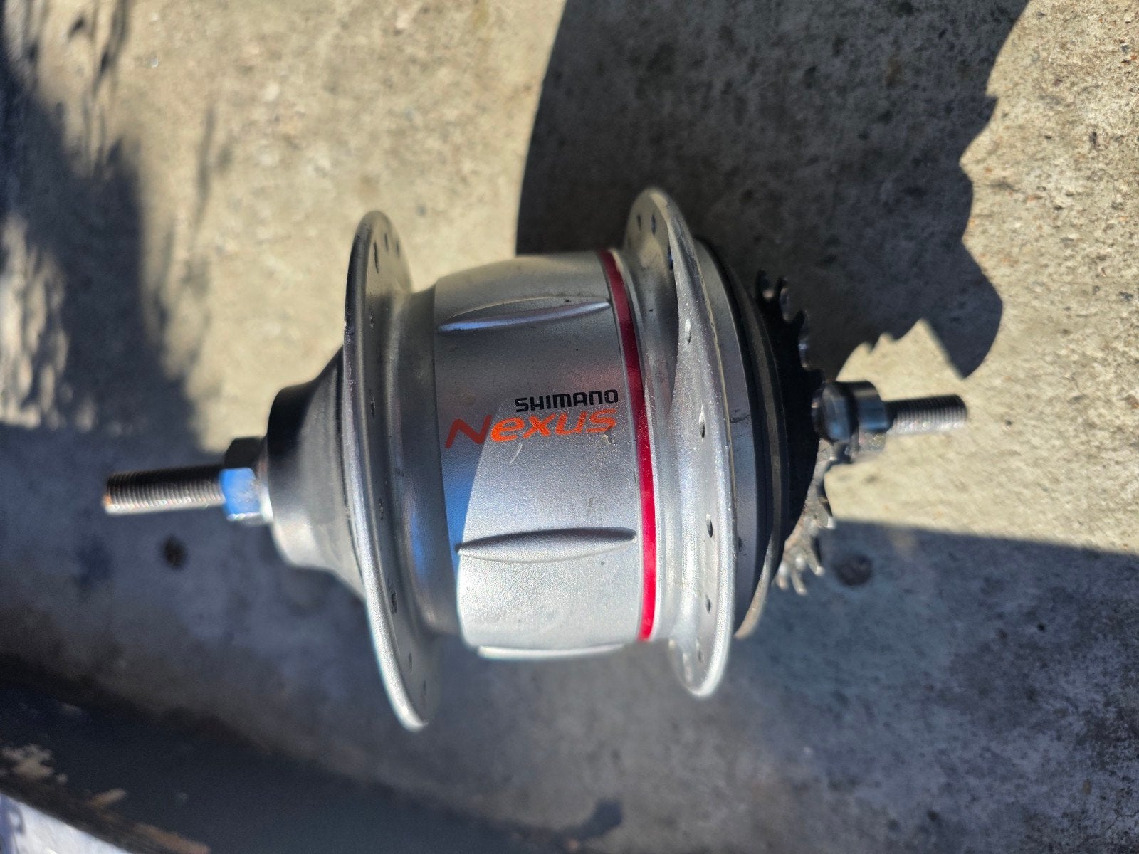 Shimano Nexus 8 speed naaf SG-8R36, Fietsen en Brommers, Wiel, Gebruikt, Shimano Nexus, Stadsfiets