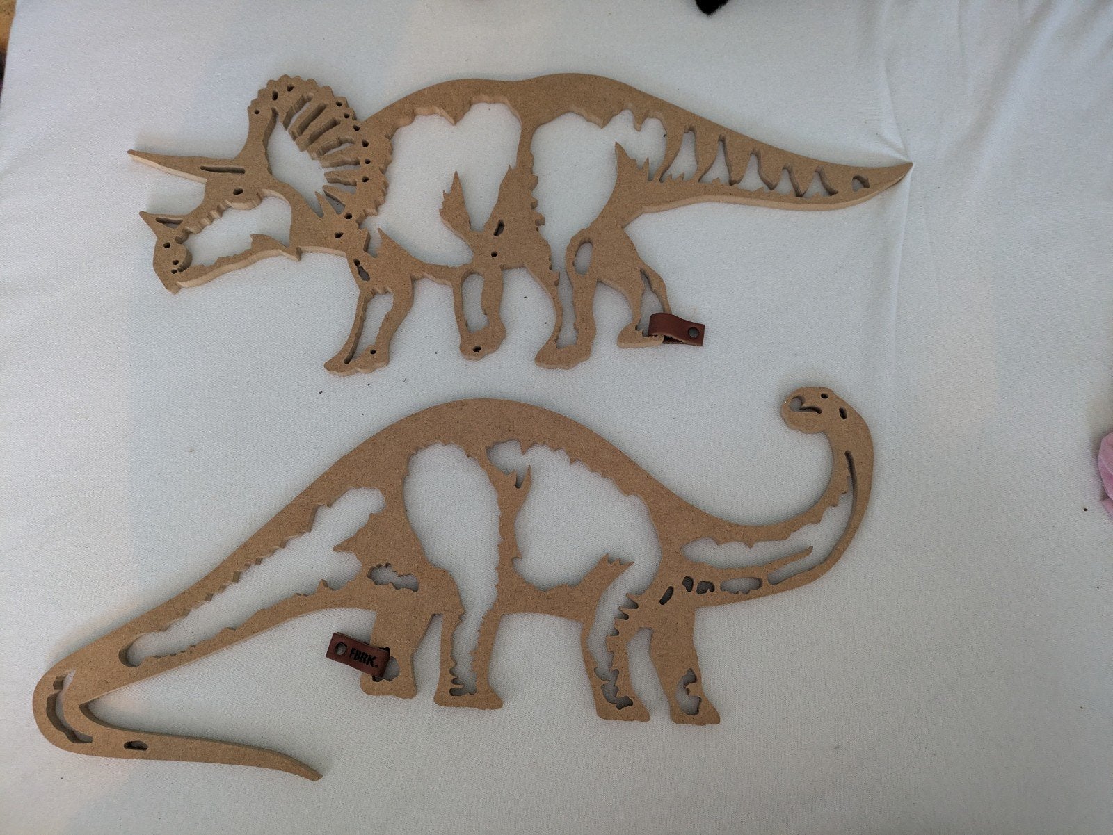 Houten dinosaurus muur/wand Fabryk Design, Bruin, Ophalen of Verzenden, Zo goed als nieuw, Handgemaakt