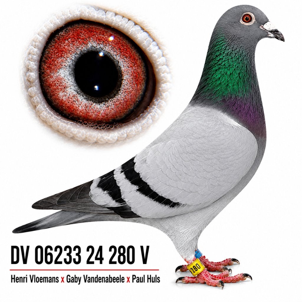 Doffer Gaby Vandenabeele x Henri Vloemans, Dieren en Toebehoren, Vogels | Duiven, Mannelijk, Postduif