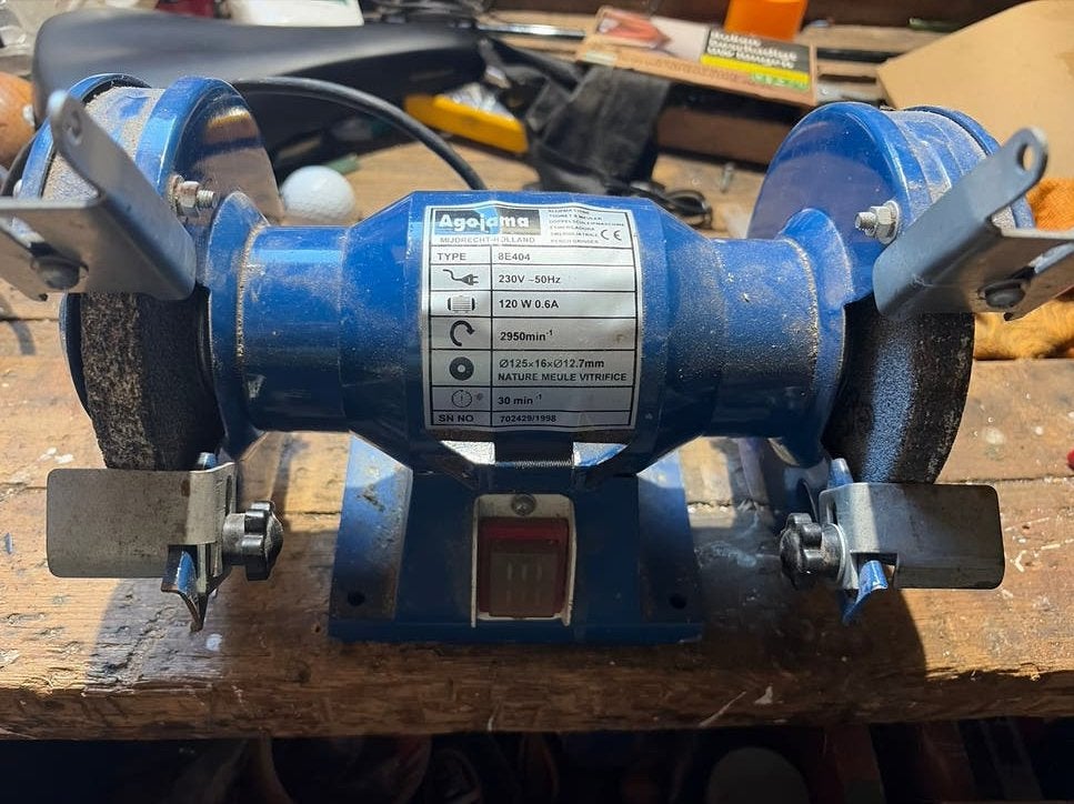 Agrojama Werkbankslijpmachine 120W - Gebruikt, Ophalen, Gebruikt, Minder dan 700 watt, Werkbankslijpmachine