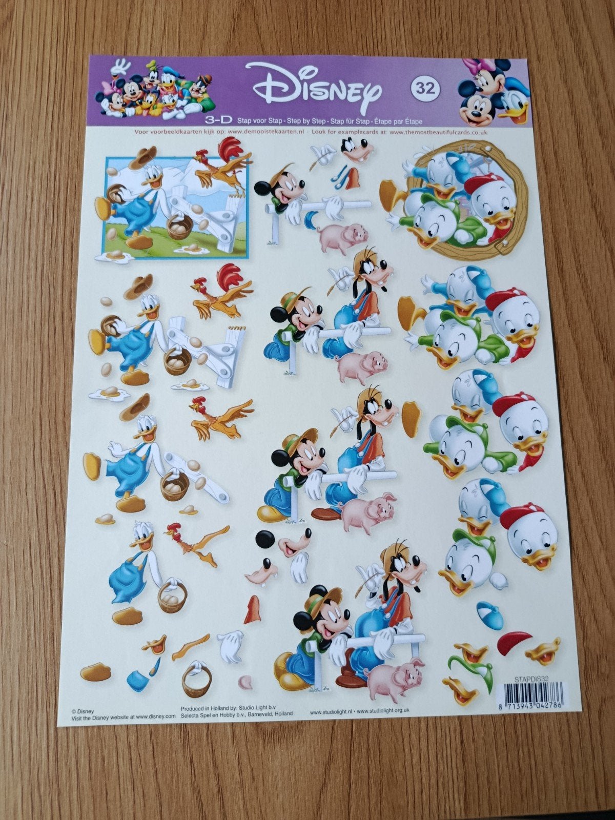 Disney Knipvellen,, Ophalen of Verzenden, Nieuw, Disney, Knipvel