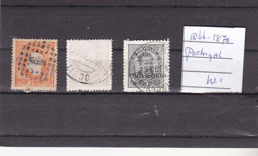 Portugal 1866 - 1870, Ophalen of Verzenden, Portugal, Gestempeld