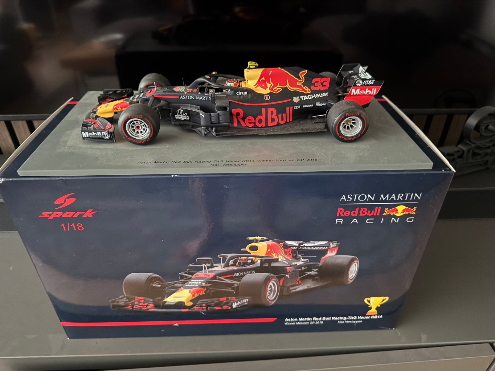 Max Verstappen 1.18 RB14 mexican gp 2018, Ophalen, Nieuw, MiniChamps