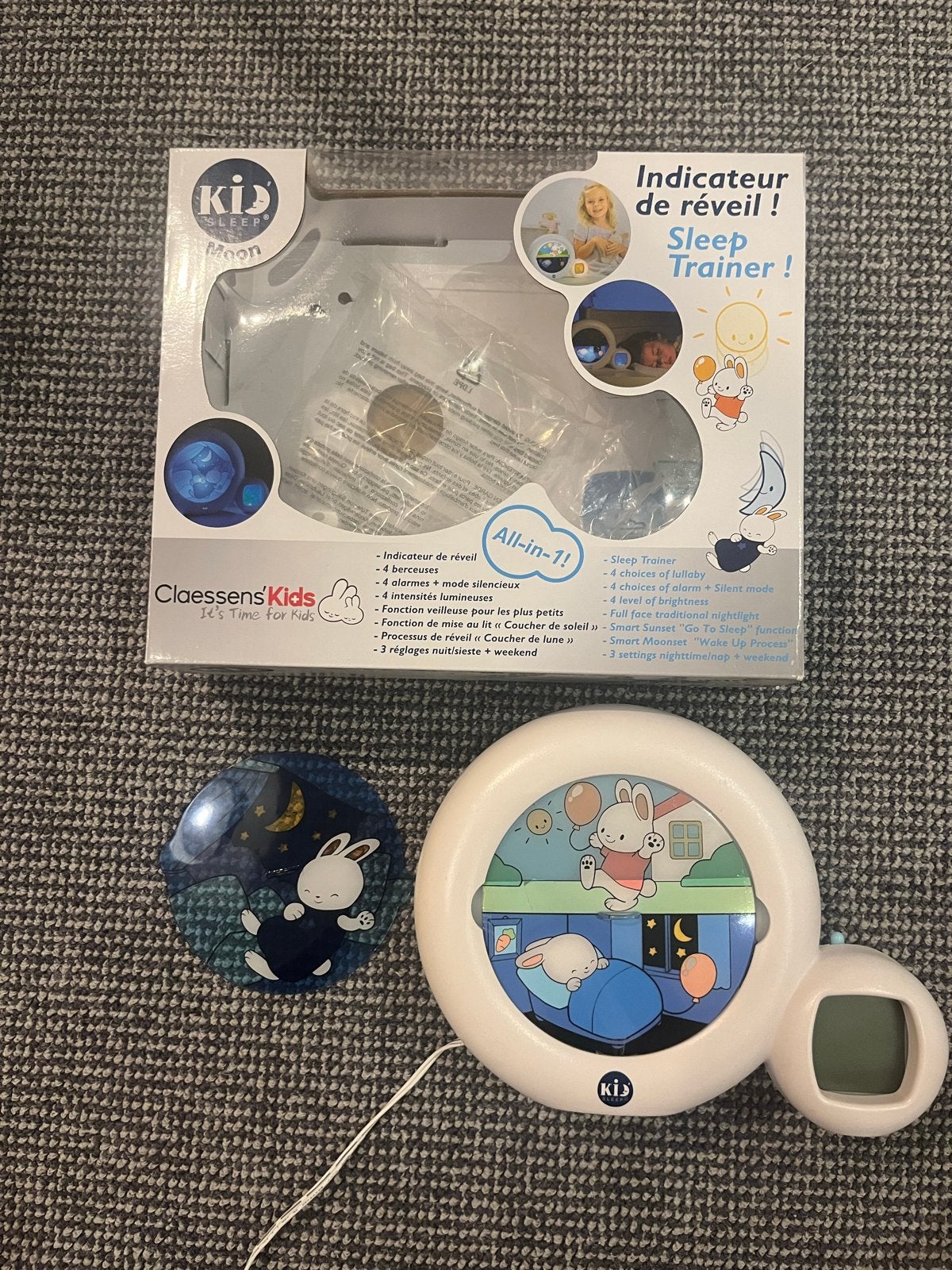 Claessens'Kids KidSleep Moon Slaaptrainer & Kinderwekker, Ophalen, Nieuw