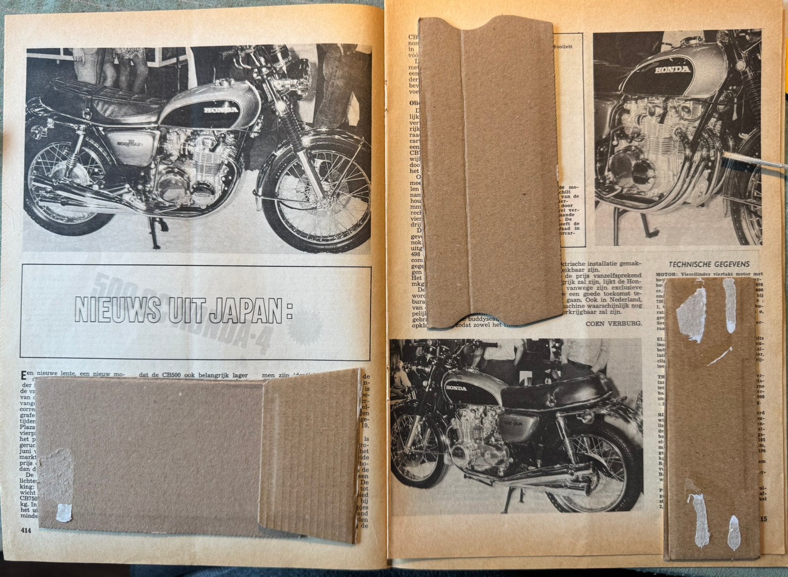 Introductie 1971 Honda CB500, Verzenden, Zo goed als nieuw, Motoren