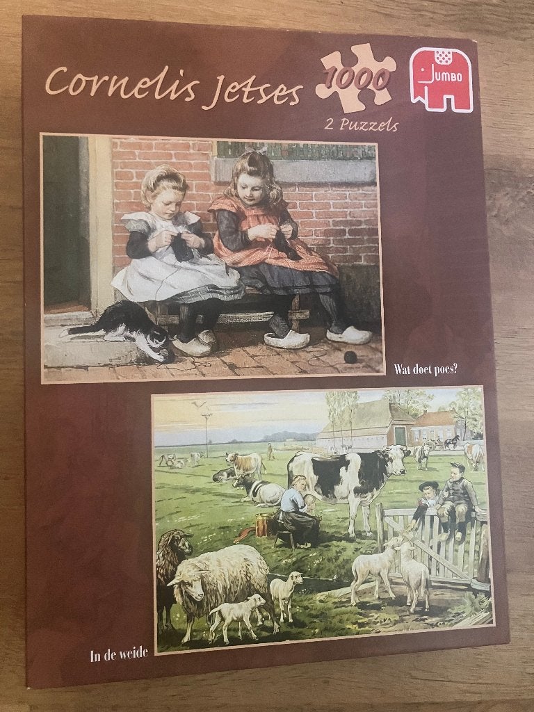 6 Legpuzzels 1000 stukjes, Ophalen of Verzenden, 500 t/m 1500 stukjes, Zo goed als nieuw, Legpuzzel