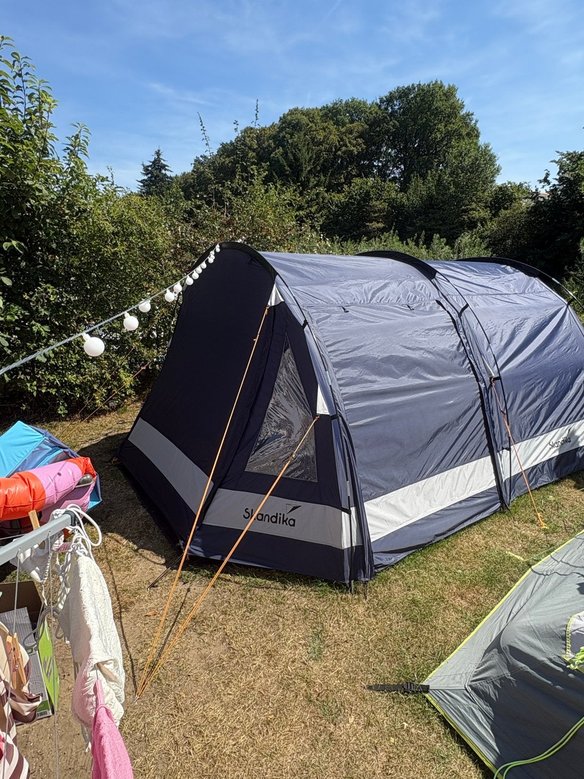 Skandika Kambo 4-persoons tunneltent, Ophalen of Verzenden, Zo goed als nieuw, Tot en met 4