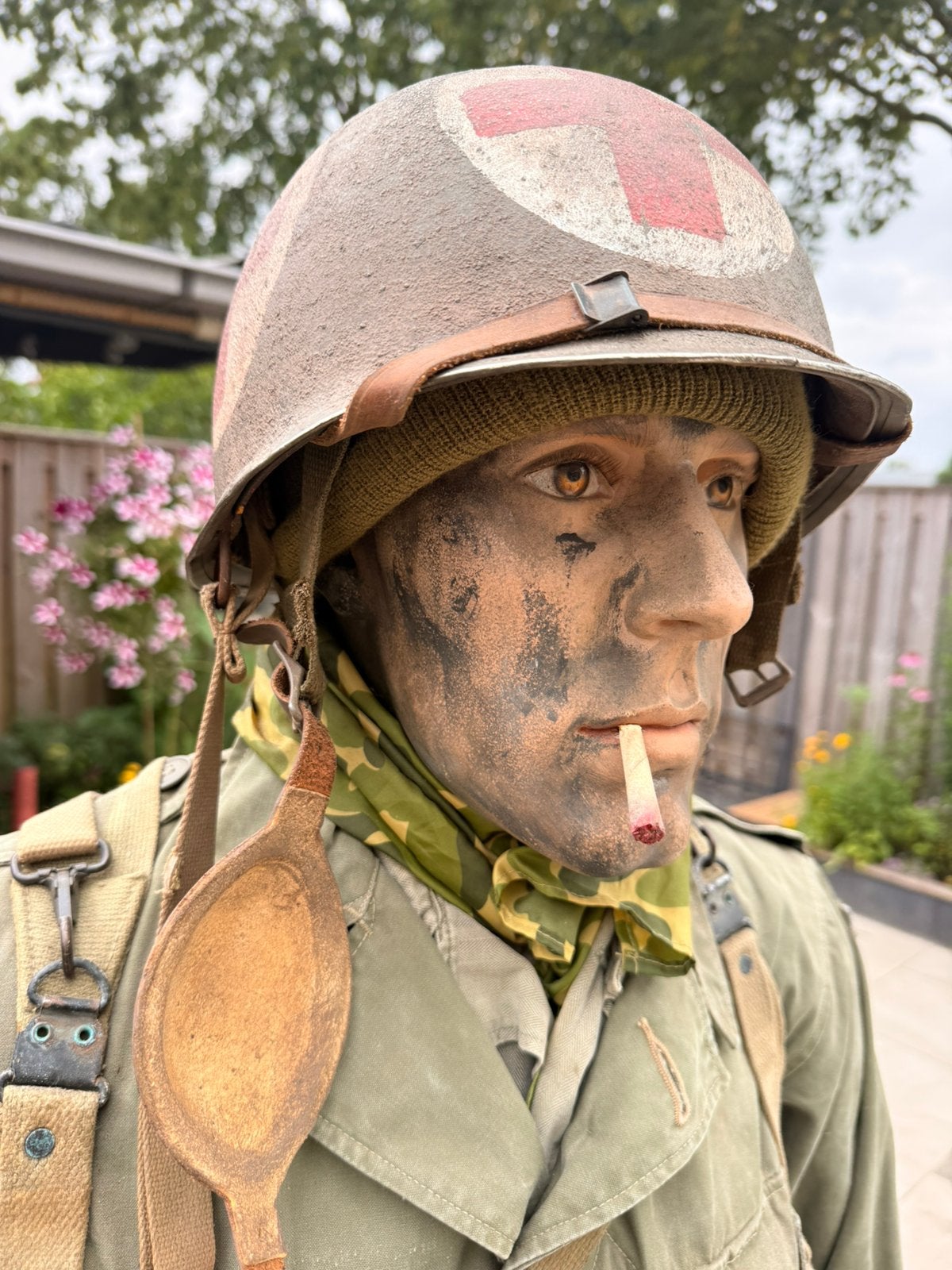 Ww2 REPRO medic helm, Verzenden, Overige soorten, Amerika, Helm of Baret