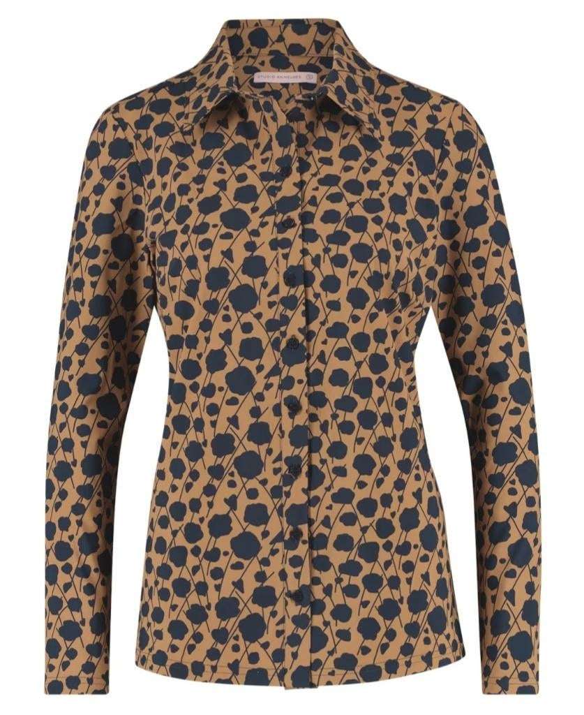 Studio Anneloes Poppy Cloud Blouse Maat S, Studio Anneloes, Bruin, Ophalen of Verzenden, Zo goed als nieuw