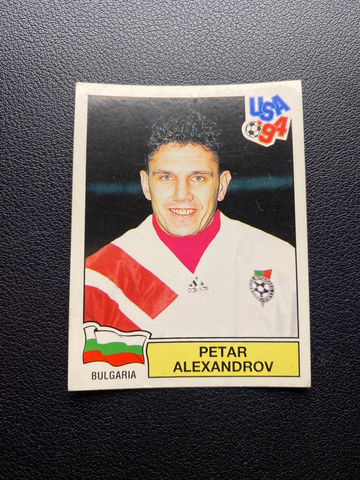 Petar Alexandrov - Bulgarije - Panini WK 1994, Verzamelen, Sportartikelen en Voetbal, Ophalen of Verzenden, Zo goed als nieuw
