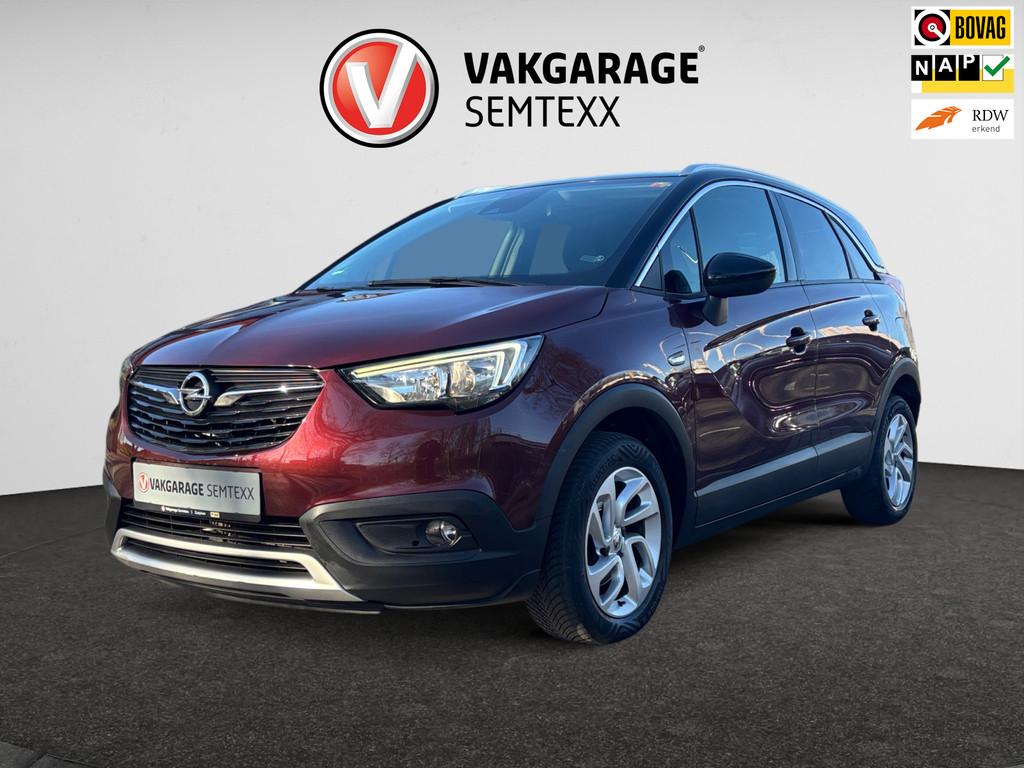 Opel Crossland X 1.2 Turbo Innovation | Automaat | Org NL |, 840 kg, Gebruikt, Leder en Stof, Origineel Nederlands