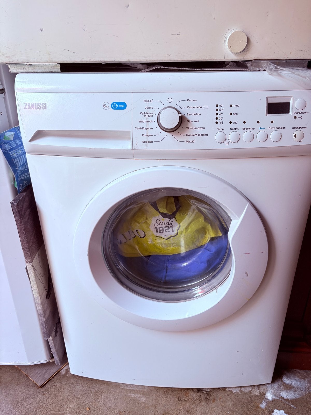 Zanussi Lindo 100 Wasmachine - Goed Werkend, Ophalen, Gebruikt, Voorlader, Kort programma
