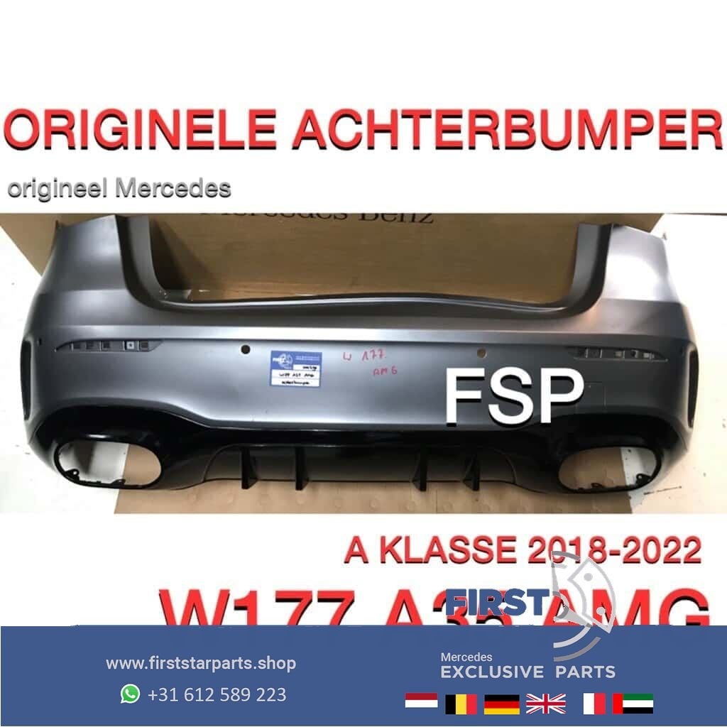 W177 A35 AMG ACHTERBUMPER + DIFFUSER ORIGINEEL MERCEDES A kl